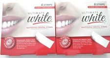Ultimate White Teeth Whitening Dental Strip Oral Care, Beauty & Personal 2 Pack