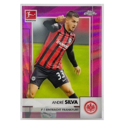 [OBO/MSG]   Topps Soccer Card Chrome  Andre Silva Eintracht Frankfurt /75 36 Use