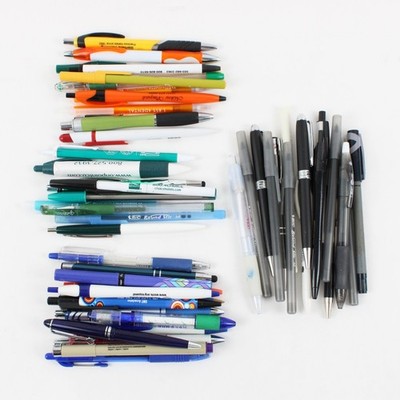 Lot of Assorted BIC Pilot Paper Mate Promotional Ballpoint Pens Mixed