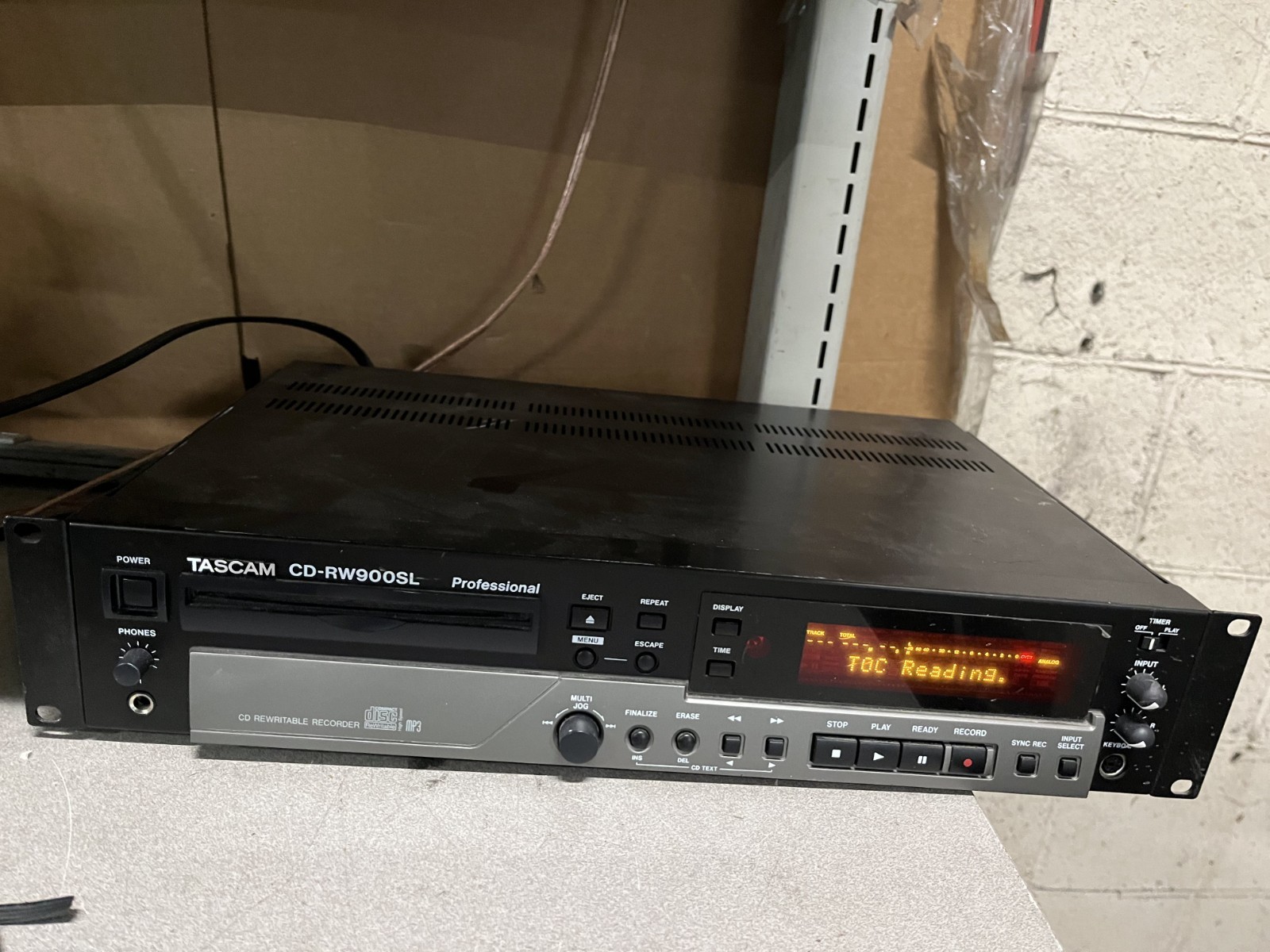 Tascam CD-RW900SL Professional CD Player/Recorder