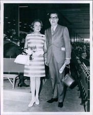 1968 Henry Warner Mrs Laddie Sinford Jim Raftery grapher Hialeah 8X10 Photo