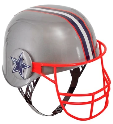 WIDMANN American Football Kinderhelm – Silber-Rot - Kindergröße Spacehelm