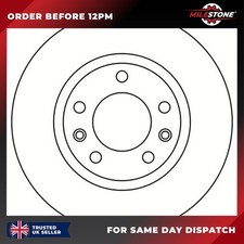 1X DISCO FRENO PER CITROEN C4 SPACETOURER GRAND PICASSO C4 PICASSO BERLINGO POSTERIORE