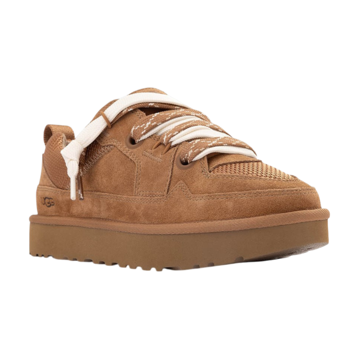Womens UGG Lo Lowmel Sneaker - Chestnut Suede, Size 9 M US [1168890]