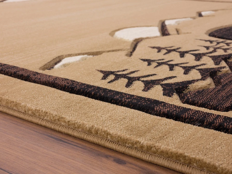 5x7 United Weavers Beige Nature Print Area Rug 2055 41226 - Aprx 5' 3" x 7' 6" - Image 2 of 2