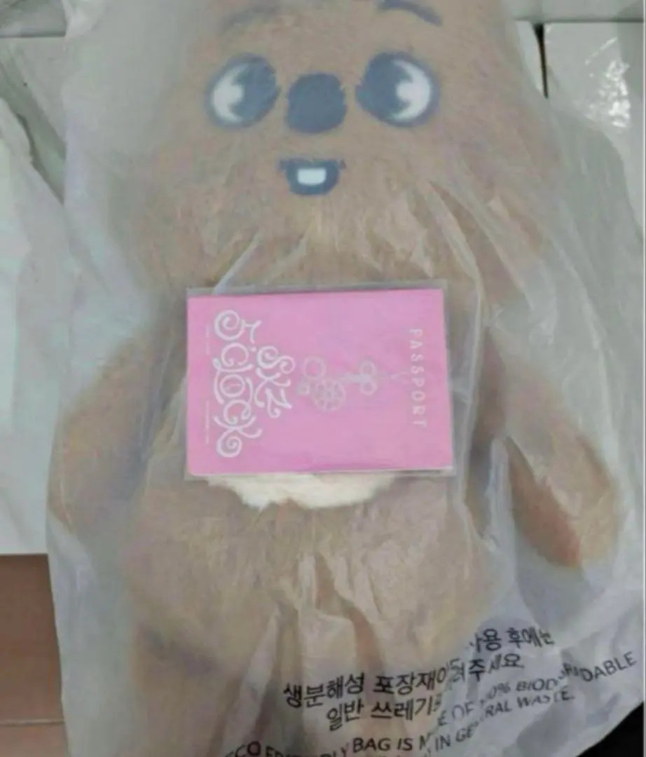 Stray Kids SKZOO HAN QUOKKA Official Plush Teddy Bear Ver. with