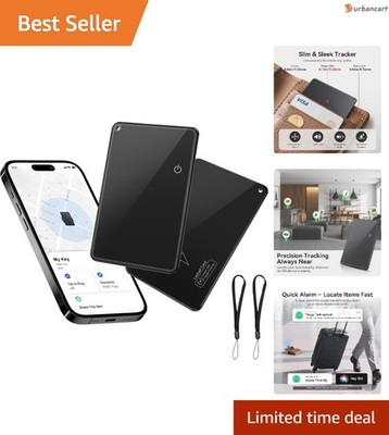 Air-Tag 2-Pack: Slim Bluetooth Wallet & Item Trackers for Apple Find My