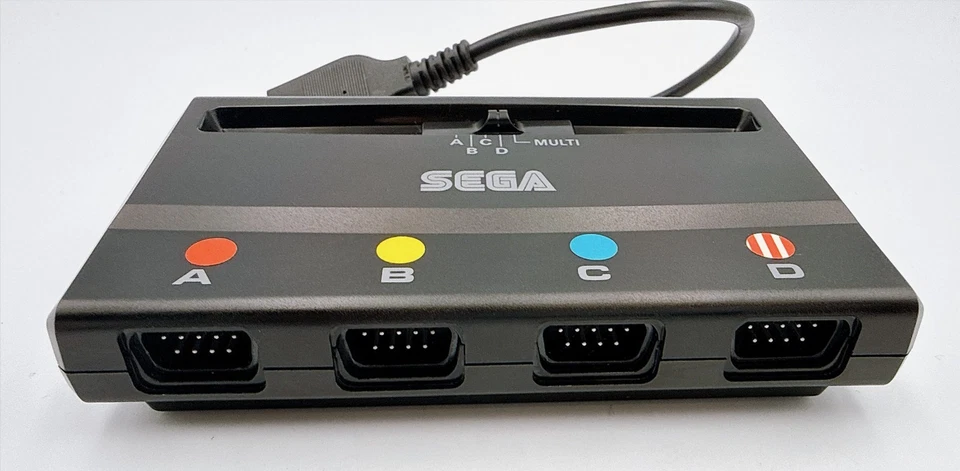SEGA Mega Drive Tap HAA-2652 Multiplayer Adapter Japan w/Box - Excellent+ - Image 3 of 4