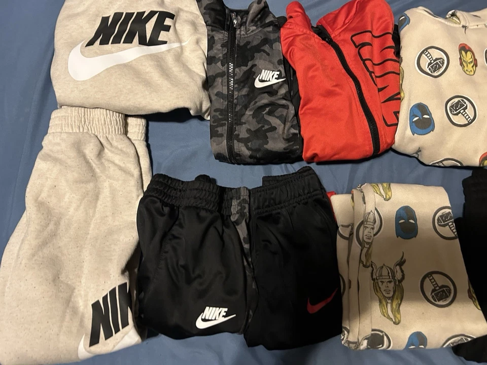 Nike Puma Jordan Boys Lot Size 6 Tees Pants Hoodies - Image 2 of 4