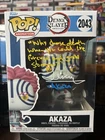 Funko Pop! Demon Slayer: Kimetsu No Yaiba Akaza #2043 Signed JSA Witnessed