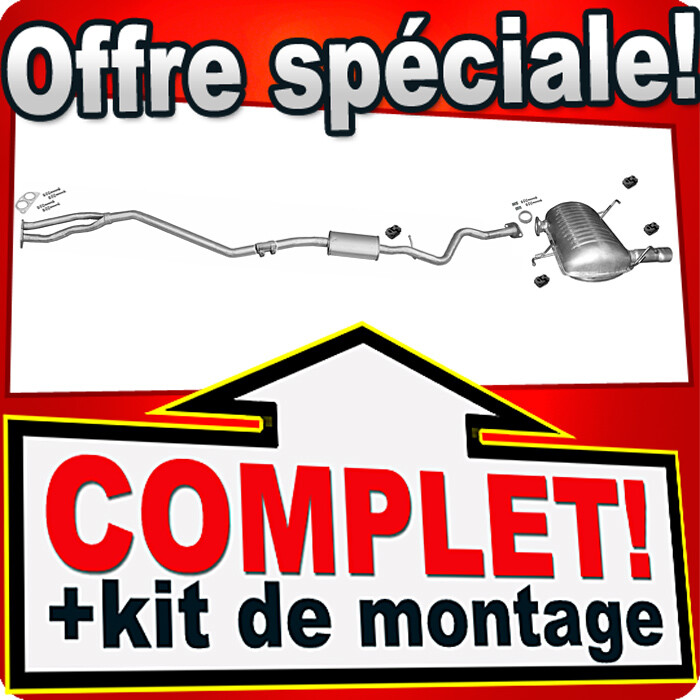 Ligne d'échappement BMW E90 E91 320 i silencieux arrière voiture essence 2.0 16V