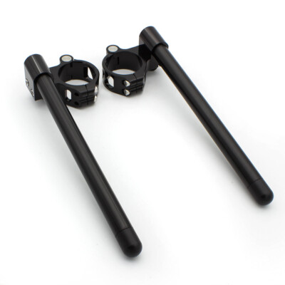 CNC Universal 51mm Riser 1in Fork Clamp Mount Clip-On Handlebar Tubebar Hollow