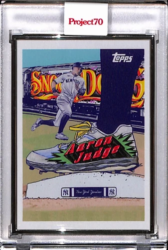 2021 TOPPS PROJECT 70 #611 AARON JUDGE by SNOOP DOGG - P70 AP SILVER FRAME 3/51