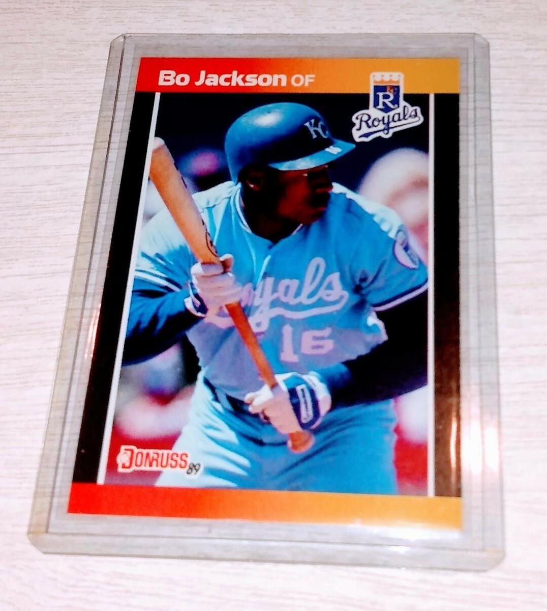 RARE Bo Jackson Auburn 1989 Donruss Baseball ERROR Card #208 Mint 🔥🥵🔥