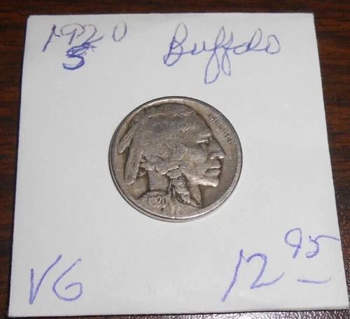 1920 S BUFFALO NICKEL -  VERY GOOD