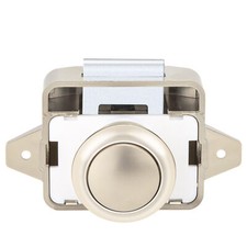 5-30x Push Button Catch Locks Latch Knobs Drawer Cupboard Cabinet Door Campervan