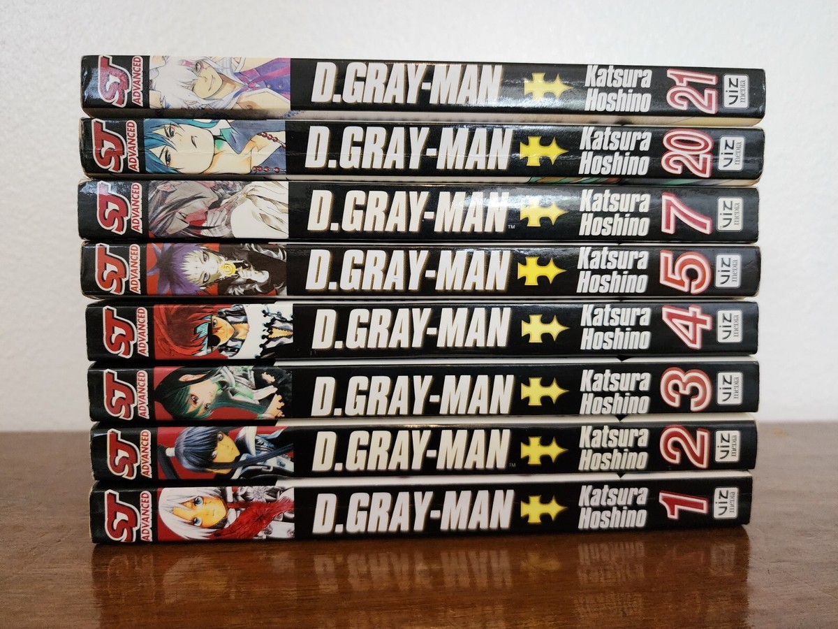 D.Gray-man ドリームオブD コンプリート全66種類 D.Gray man Volumes 1,2,3,4,5,7,20,21 Manga Lot of 8, English