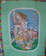 Nursey Rhyme Animals - Baby Quilt - Handmade