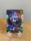 2022 Panini Select Football Black and Green Prizm Die-Cut Cole Strange #91