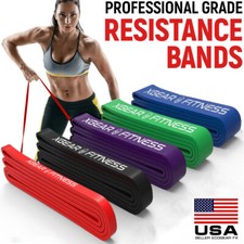 Exercise Resistance Bands for Fitness Body Building Stretching Home GYM