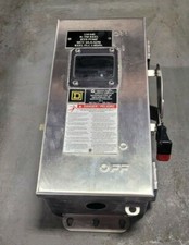 SQUARE D 30 AMP NON-FUSED STAINLESS SAFETY SWITCH 600 VAC 3 POLE HU361DSEISLCCVW
