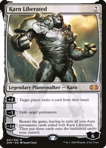 1x] Karn Liberated Near Mint, English Ultimate Masters MTG Magic 