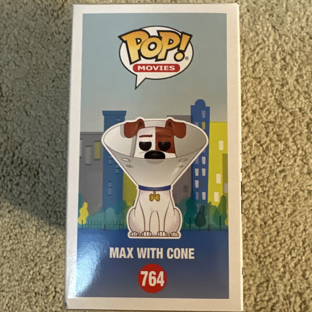 The Secret Life of Pets Max With Cone Pop Vinyl Figure