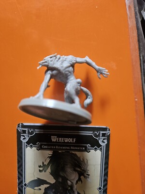 Werwolf Wolf Monster Massive Darkness Brettspiel Ersatzteil Figur & Karte