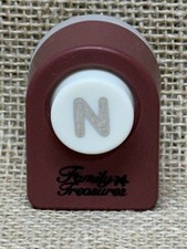 Family Treasures Paper Punch Letter  N  