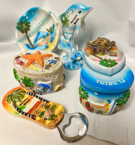 5 Navarra Beach Florida Nic Nac Souvenirs Schmuck Halter Flaschenöffner - Bild 7 von 23