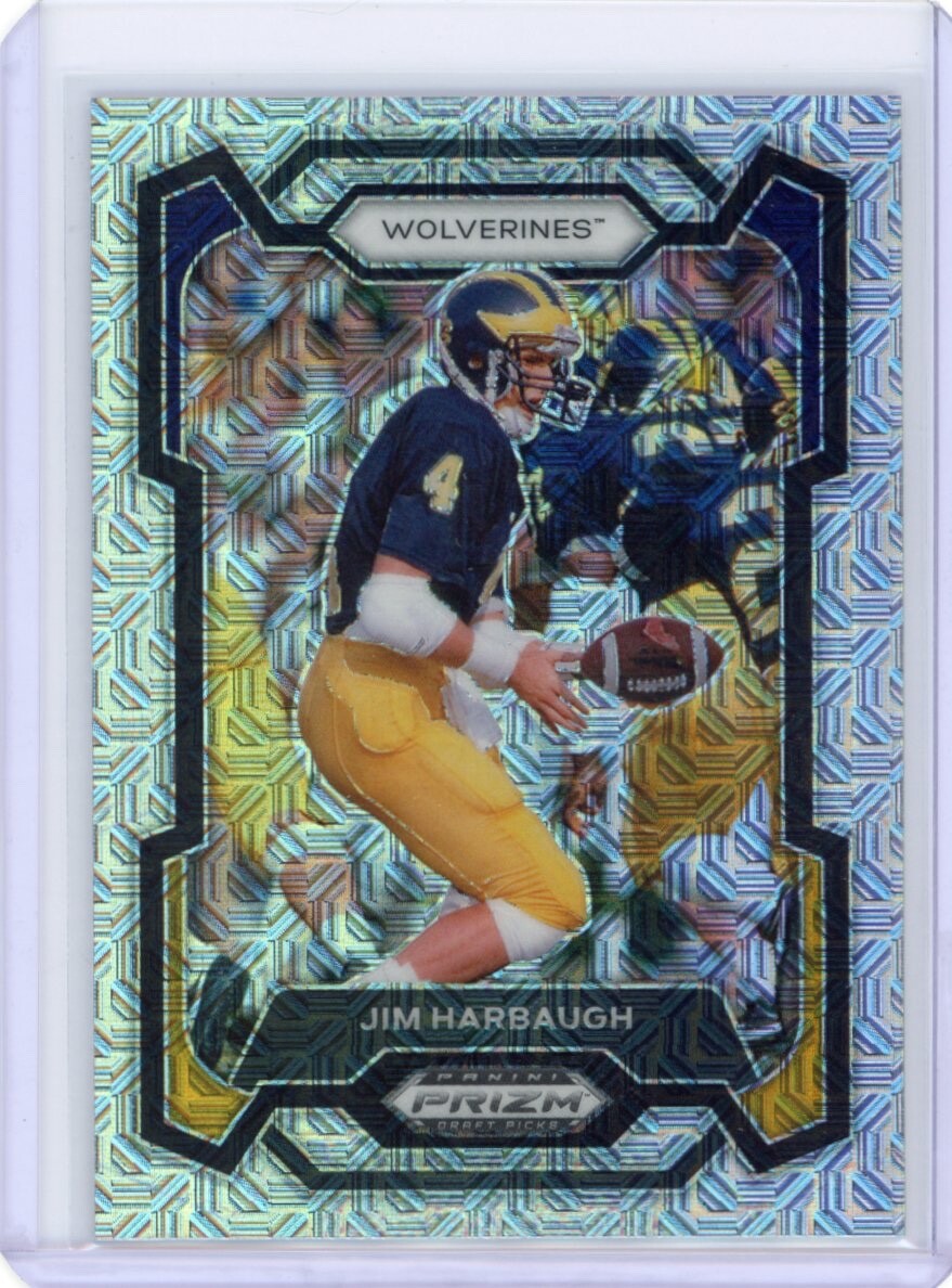 2024 Panini prizm Draft Picks Jim Harbaugh Mojo 10/25