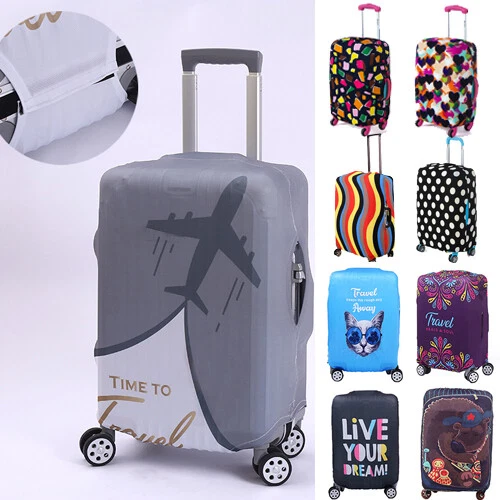 Elastic Luggage Suitcase Bag Cover Protector AntiScratch 18" 20" 22" 24" 28" 32" - Image 3 of 4
