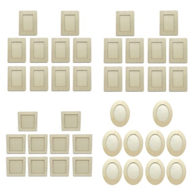 10 Count Solid Pine Photo Frame Picture Frame for Home Embellishment