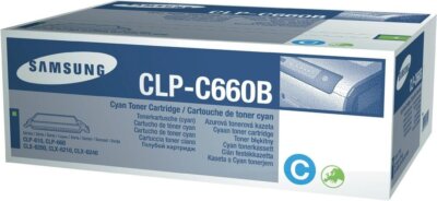 Original SAMSUNG Toner CLP-C660B cyan für CLP-610 CLP-660 CLX-6200 Neutrale Scha