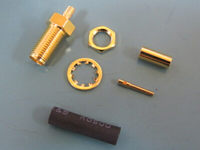 AMPHENOL 132119 Qty of 19 per Lot SMA Connector Jack, Female