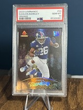 2023 Luminance Saquon Barkley #53 Orange /50 PSA GEM Mint 10 Pop 1