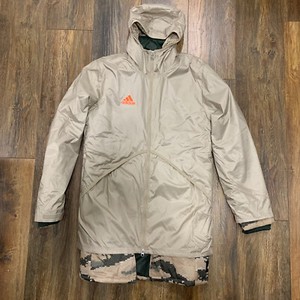 tan adidas jacket