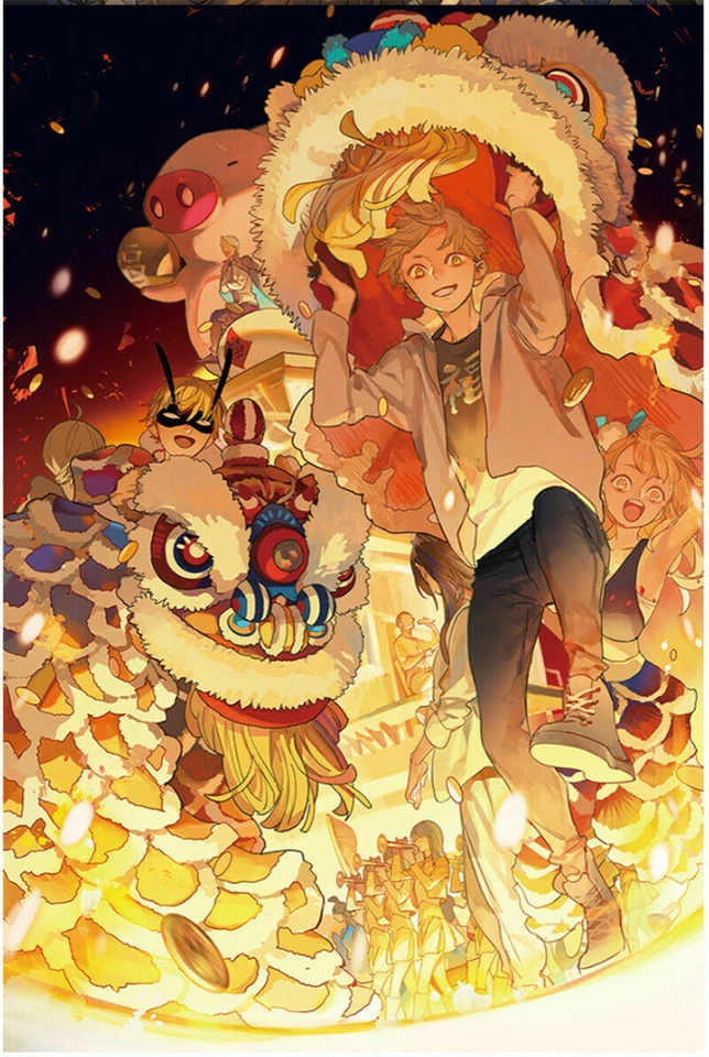 Office Tan Jiu Tanjiu Comic Cartoon Art Collection Postcard illustration Book - Image 3 of 4