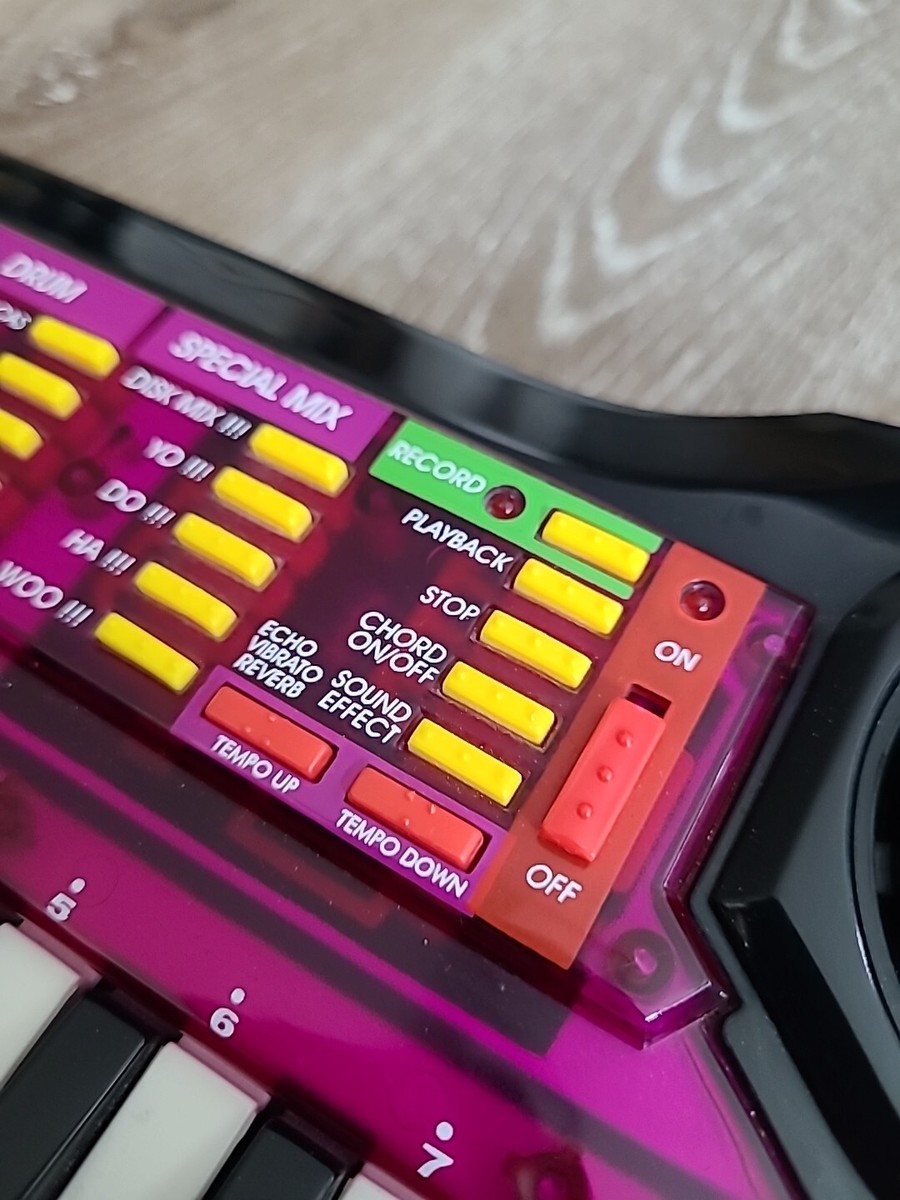 Kawasaki Electronic Keyboard 37 Keys Retro Black Purple Kawasaki Electronic Keyboard 37 Keys Retro Black Purple