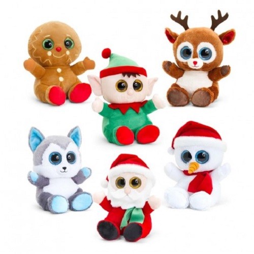 CHRISTMAS ANIMOTSU KEEL TOYS BRAND NEW WITH CHRISTMAS GIFT TAGS