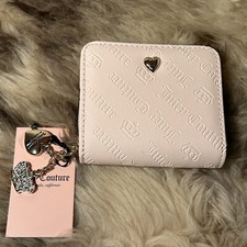NWT Juicy Couture Not Your Babe Small Zip Around Wallet - Powder Blush