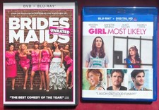 Set of Kristin Wiig Blu-Ray/DVD Sets: Bridesmaids/Girl Most Likely: Pre-Owned