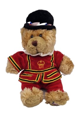 Keel Toys London Beefeater Teddy Bear Plüsch Stofftier Queen Jubiläum ca. 23cm