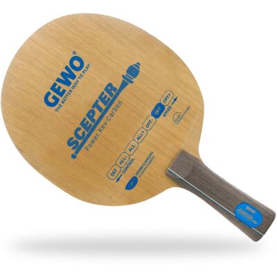 GEWO Zepter PKC Tischtennisblatt (5-lagig + 2 Power Kev-Carbon)