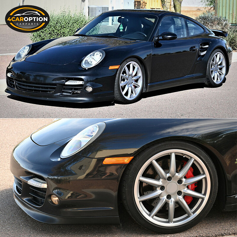 ぷりん Fits 07-13 Porsche 991 997 OE Style PU Front Bumper Lip Spoiler