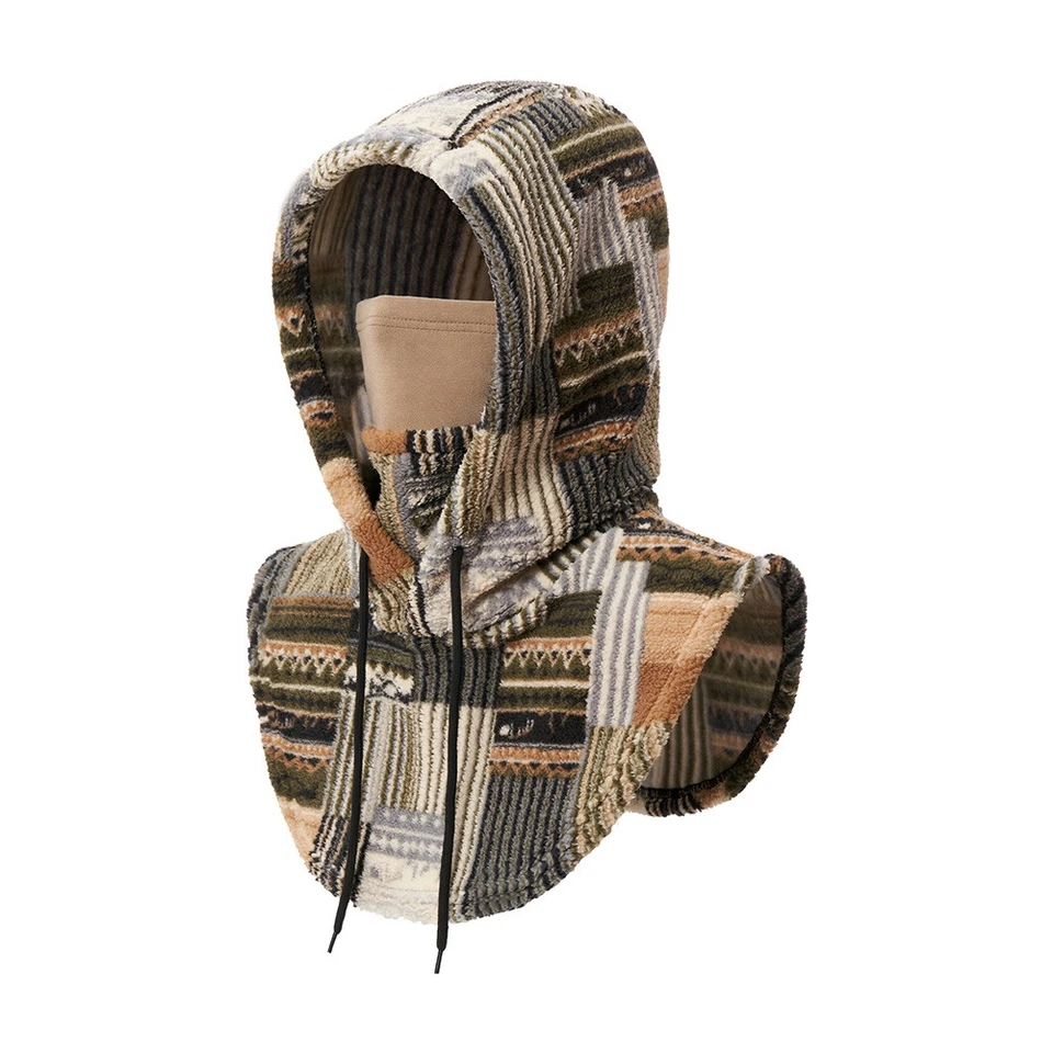 Windproof Balaclava Fleece Hood for Hunting Ski Full Face Mask for Cold Weather - Image 4 of 4
