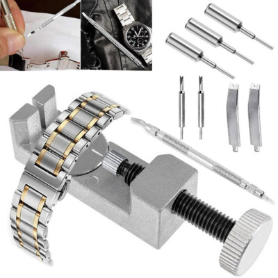 Adjustment Watch Band Strap Bracelet Link Pin Remover Repair Resizing Tool Kit