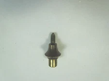 Vintage European Brass Bronze 1.5" Finial Chandelier Lamp part 3/16" thread -76F