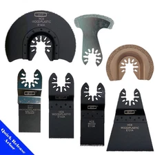 7 Saw Blade Oscillating Multi Tool  Porter Cable Black and Decker Dewelt Fein 