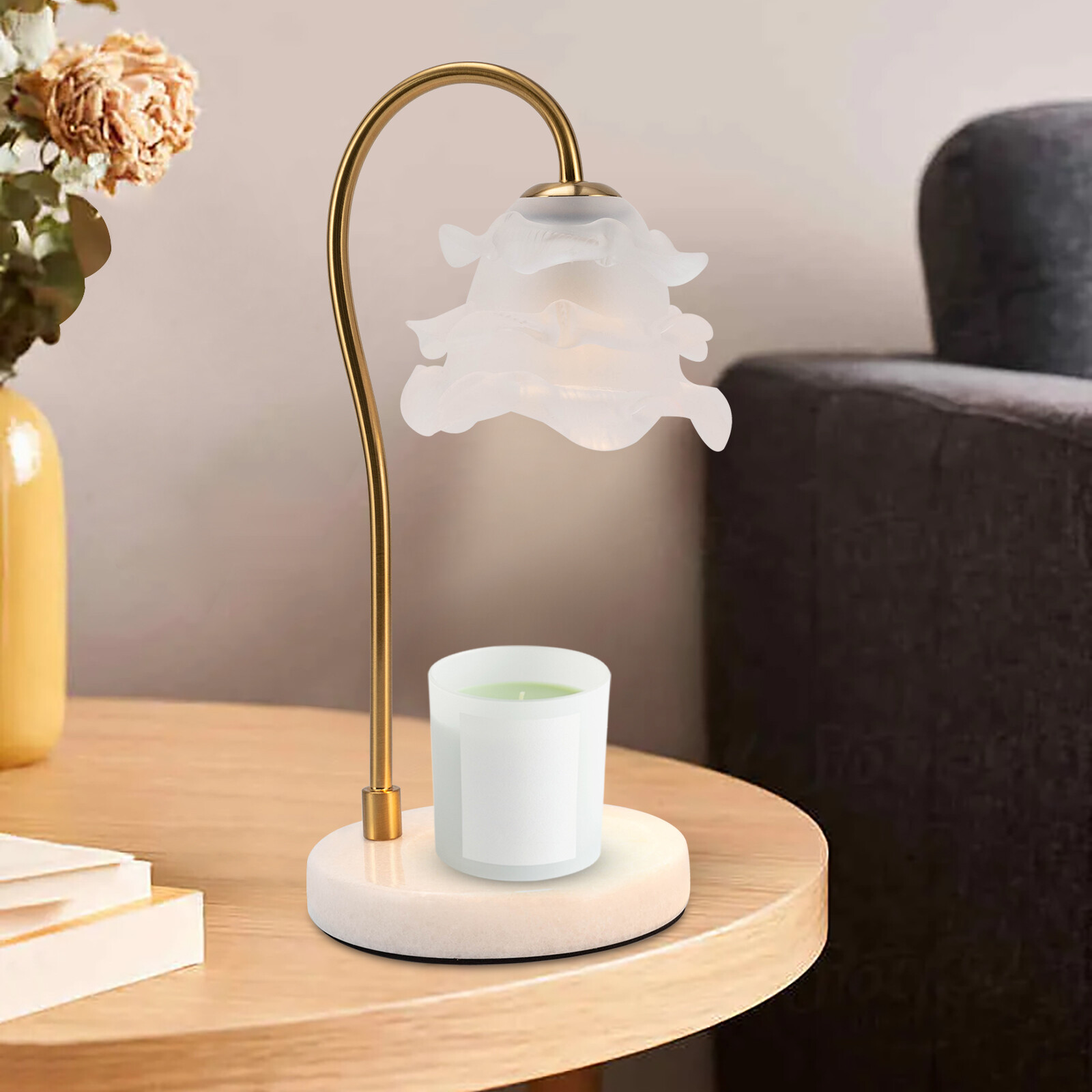 Electric Candle Warmer Lamp Candle Melting Light Dimmable Candle Wax